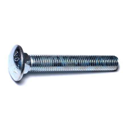 Midwest Fastener 3/4"-10 x 5" Zinc Plated Grade 2 / A307 Steel Coarse Thread Carriage Bolts 20PK 01184
